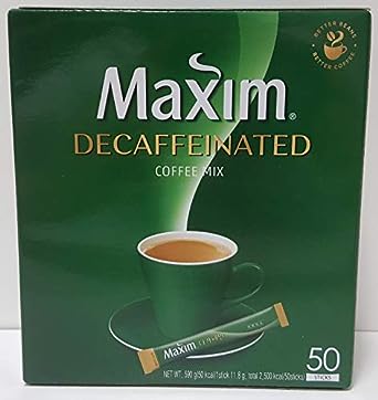 Maxim Decaffeinated Coffee Mix 50T