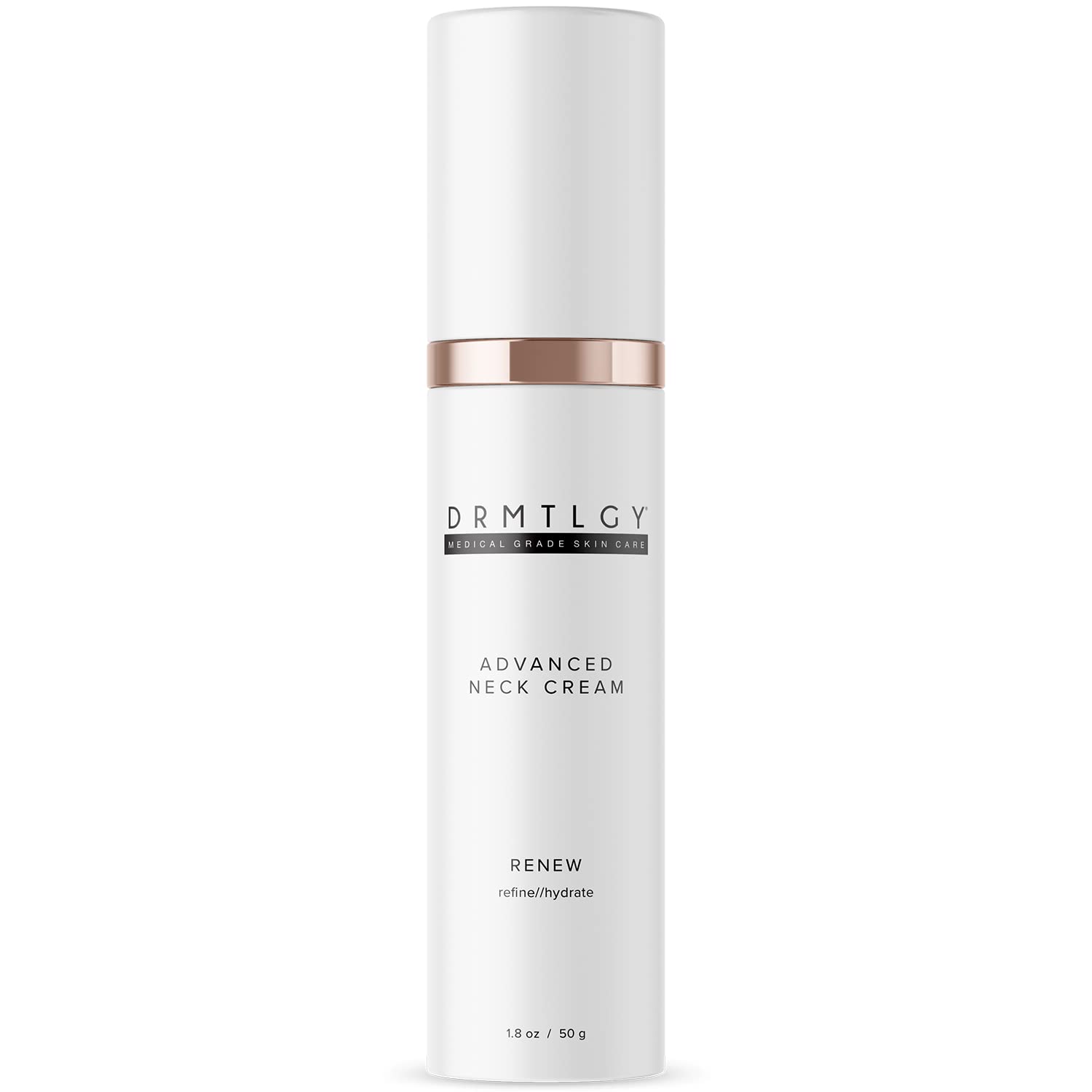 DRMTLGY Advanced Neck Firming Cream - Tightening & Lifting Sagging Skin, Peptides & Vitamin E, 1.9