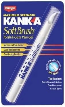 Kank-A Soft Brush Tooth & Gum Pain Gel - 0.07 , Pack of 4