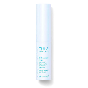 TULA Skin Care Eye Balm 24/7 Power Swipe - Dark Circle Treatment, Instantly Hydrate and Brighten Undereye Area, Portable and Perfect to Use On-the-go, 0.23