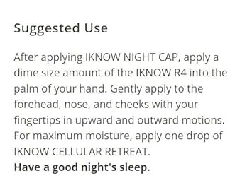 Esupli.com IKNOW R4 Night-Time Hydrating Cream Skincare Rest. Restore. 