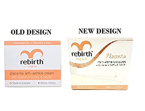 Rebirth Placenta Anti Wrinkle Cream 100 Ml. 3.3 Fl.oz 1pcs.