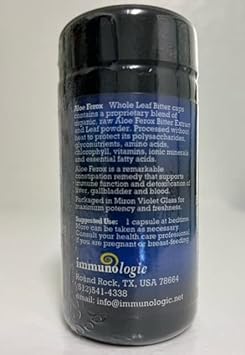 Sun Star Organics Aloe Ferox Whole Leaf Bitter Bowel & Immune 60 Capsu