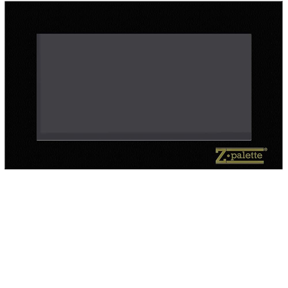 Z Palette Medium Deep Black Empty Magnetic Makeup Palette with Clear Window