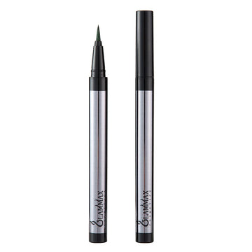 Glammax beauty waterproof liquid eyeliner pencil, Waterproof,long-lasting eye makeup, with 5 color options of ultra-fine nib (black)