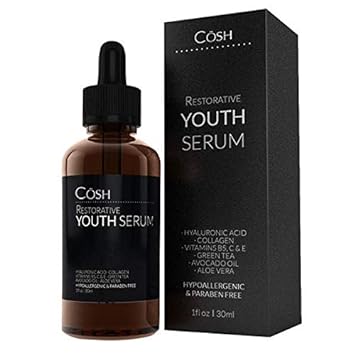 Gorilla Restorative Youth Serum, Anti Aging Anti Wrinkle Topical Vitamin C Facial Serum with Hyaluronic Acid, Collagen, Aloe Vera, Vitamin B5 & E, 1