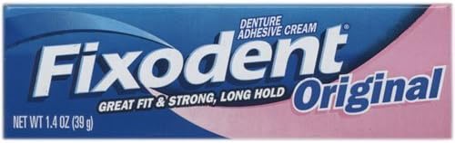 Fixodent Denture Adhesive Cream Original 1.40