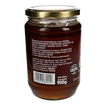 Greek Traditional Golden Thyme Honey From Crete - 900g : Gro