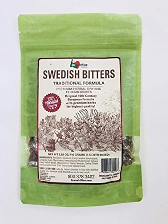 Amme's Herbals Swedish Bitters Dry Mix 3.88 Oz / 110 Grams