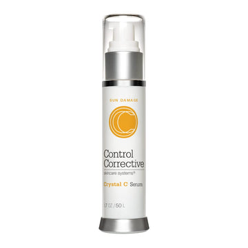 CONTROL CORRECTIVE Crystal C Serum, 1  - Brightens, Hydrates & Fights Daily Photodamage, Hyaluronic Acid & Vitamin C, Lightweight Concentrated Serum For Brightening, Improves The Health Of The Skin