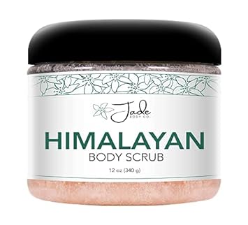 Stem Cell & Collagen Himalayan Salt Scrub | Exfoliating Body Scrub | Exfoliate Foot Scrub & KP Bump Eraser Body Scrub | Best Body Scrubs for Women Exfoliation & Mens Skin Care | Acne Cellulite Deep Cleansing Scars Wrinkles Moisturize Skin Polishes