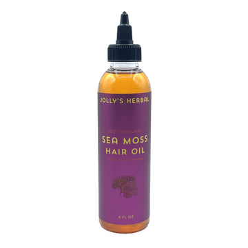 Jolly's Herbal Sea Moss Hair Oil, Hair Growth and Scalp Oil, Infused with Cayenne