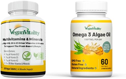 Vegan Vitality Immunity Booster Bundle - Vegan Multivitamins And Vegan