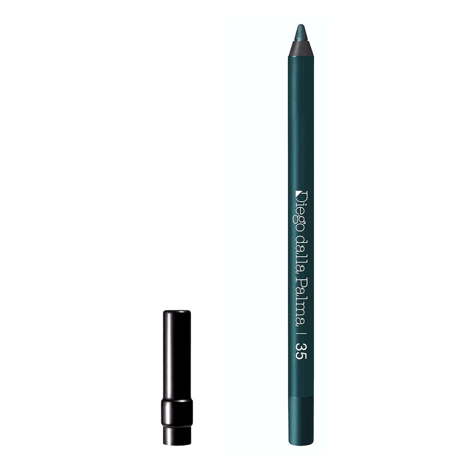 Diego dalla Palma Makeup Studio Stay On Me Eyeliner - Long-Lasting, Smudge-Proof And Water-Resistant Formula - Ultra-Soft Texture - No-Transfer Formula With A Matte Finish - 35 Green - 0.04