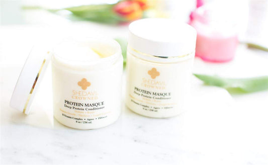 Shedavi Hair Masque for Dry Damaged Hair - Protein Hair Masque & Deep Condition Dry Damaged Hair - Hair Treatment with Keratin Building Aminos