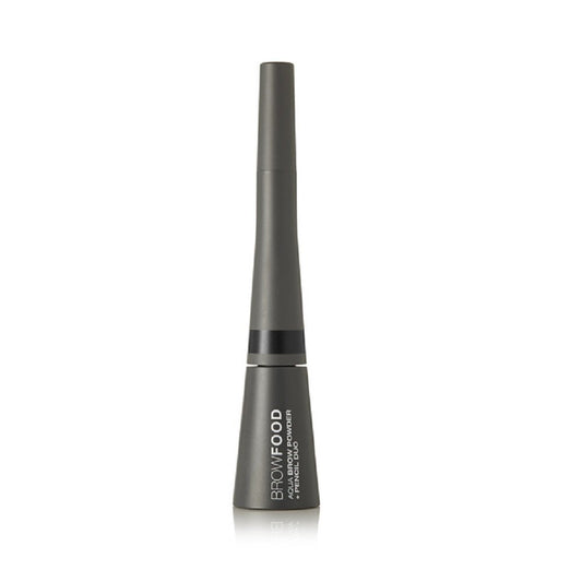 BrowFood Aqua Brow Powder + Pencil Duo, Charcoal