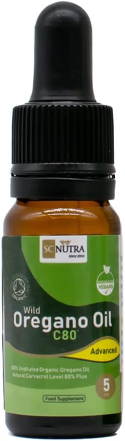 Organic Wild Oregano Oil C80 Advanced - Undiluted Mediterranean Wild O30 Grams