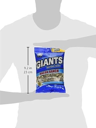 Bacon Ranch Flavored GIANTS Sunflower Seeds bags