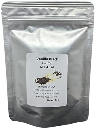 Vanilla Black Tea - Loose Leaf Black Tea Blend from 100% Nature