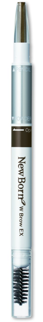 New Born Sana Eyebrow Mascara and Pencil, with Brow Ex N B11 Bitter, Brown