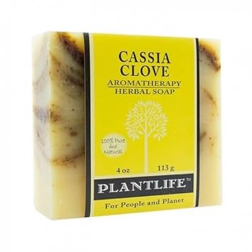 Plantlife Cassia Clove Bar Soap - Moisturizing and Soothing Soap for Your Skin - Hand Crafted Using Plant-Based Ingredients - Made in California 4 Bar
