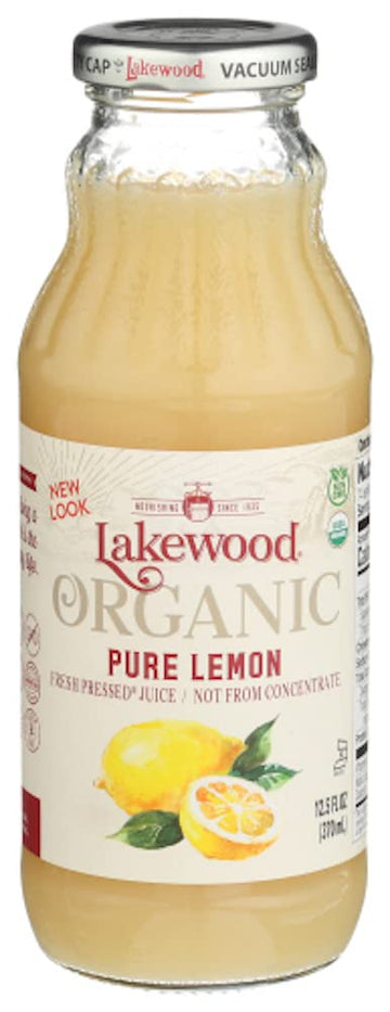 LAKEWOOD JUICE LEMON PURE ORG, 12.5 FO by Lakewood