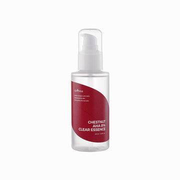 ISNTREE Chestnut AHA 8% Clear Essence 3.38   (100 ) / tightening pores chemical facial essence for dead skin cells upcycling ingredients chestnut shells