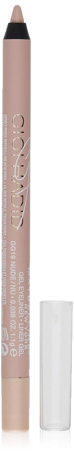 Maybelline New York Gigi Hadid Gel Eyeliner, Nude, 0.037