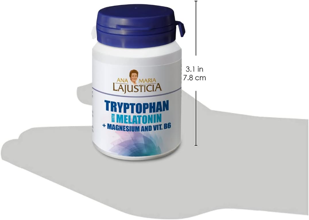 ANA MARIA LAJUSTICIA TRYPTOPHAN,MELATONIN, Magnesium,Vitamin B6-60TABS