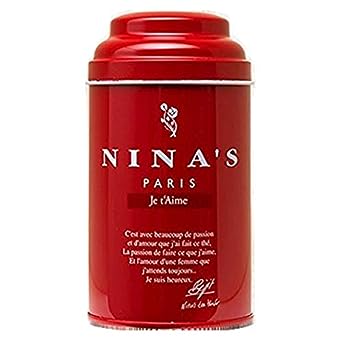 Nina's Paris, Je t'Aime Thé, Nina's I Love You Loose Tea in Original Red Gift Tin