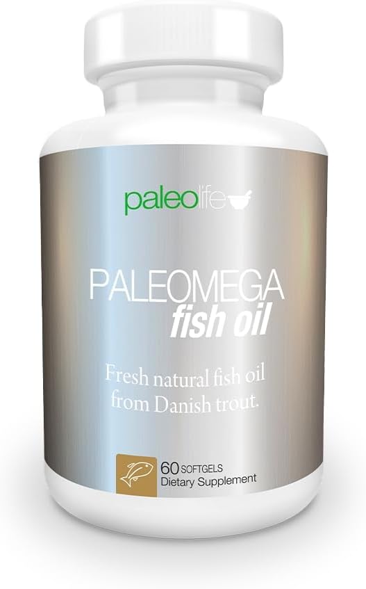 Premium Paleo Omega 3-1500 mg. 60 Soft Capsules (1-Pack)