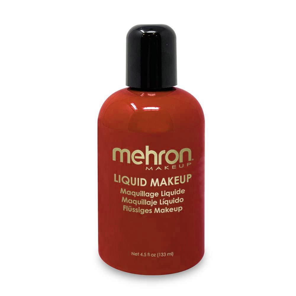 Mehron Makeup Liquid Makeup | Face Paint and Body Paint 4.5  (133 ) (Red)