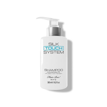 Hair Bar NYC Silk Touch System Keratin Care Smoothing Shampoo - With Pure Keratin & Biotin, For Chemically and Color Treated Hair 10.2 300ml