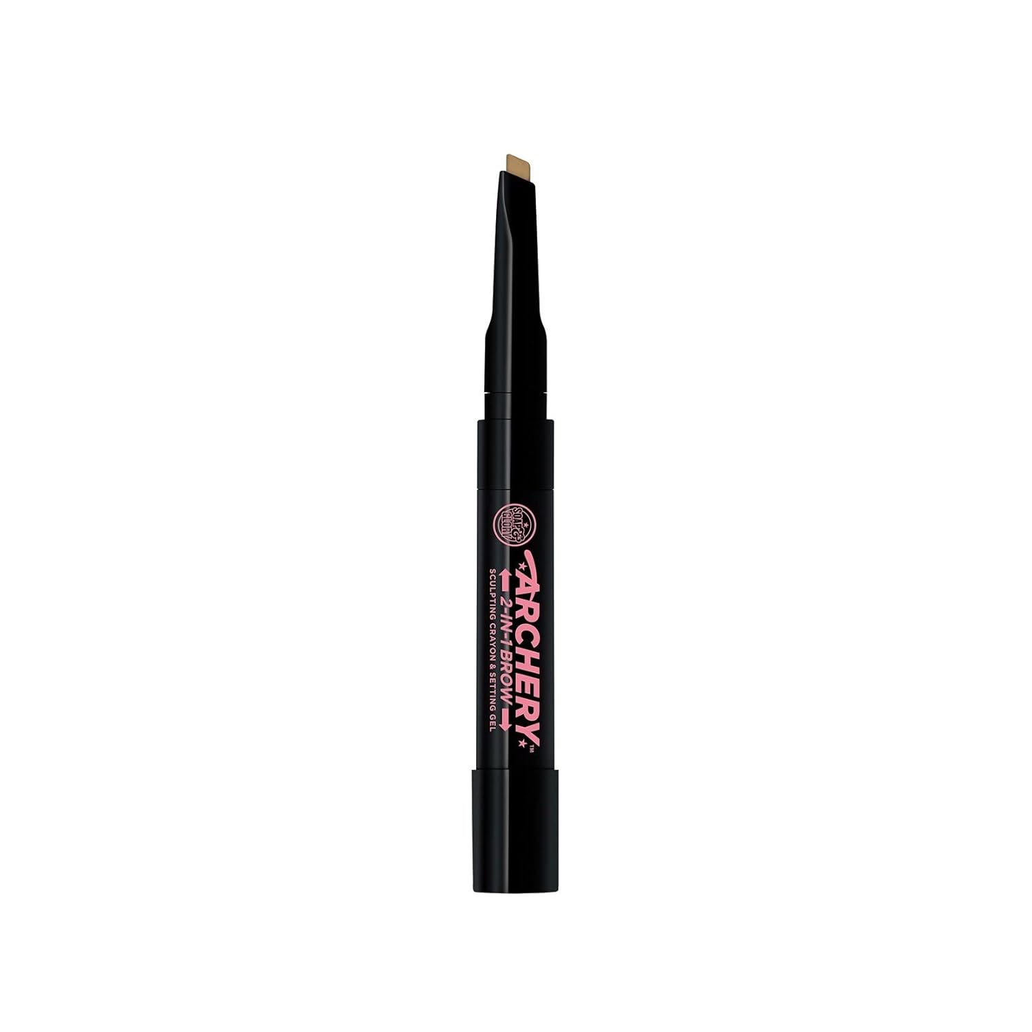 Soap & Glory Archery 2-In-1 Sculpting Eyebrow Crayon & Setting Gel, Blonde - Double Ended Eyebrow Liner with Brush + Eyebrow Pencil - Brow Gel for All Day Brow Sculpt (1 count)