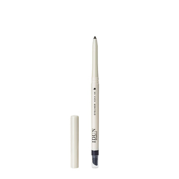 IDUN Minerals Creamy Eyeliner - Precision Pen for awless Eye Looks - Skin Nourishing Mineral Formula - Fine Tipped Point and Angled Smudging Tool for Sharp or Smoky Designs - 104 Aska - 0.012