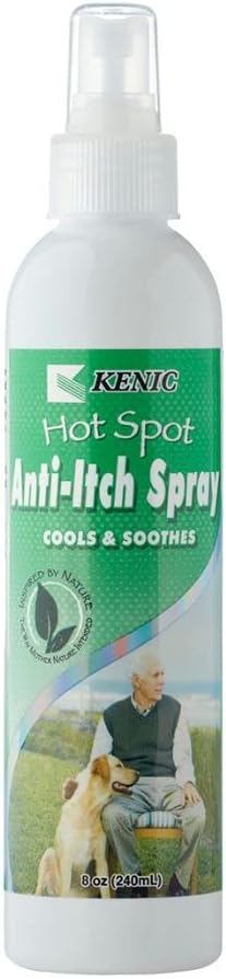 Kenic Ultra Cooling Hot Spot and Anti-Itch Pet Spray for Dogs, Made in USA