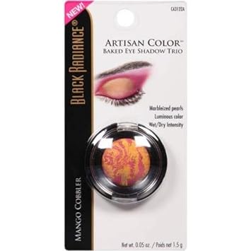 Black Radiance Artisan Color Baked Eye Shadow Trio, Mango Cobbler