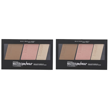 Maybelline Master Contour Face Contouring Kit, Light to Medium, 1 Count (Pack of 2)