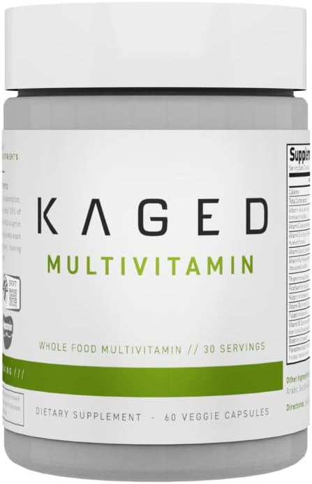 Kaged Multivitamin with Whole Foods | Organic Fruits & Veggies | Plant