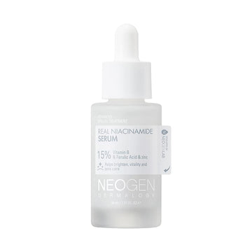 NEOGEN DERMALOGY Real Niacinamide 15% Serum (30  / 1.01  ) – Brightening, Dark Spots & Pore Care, Vegan Serum with Niacinamide, Ferulic Acid and Zinc – Korean Skin Care