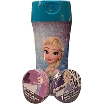Disney Fren Body Wash Frosted Berry Bundled with 2 Magic Fren Towels (style will vary)