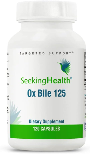 Seeking Health Ox Bile, 125 mg Digestive Enzyme Supplement,