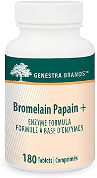 Genestra Brands Bromelain Papain+, 180 Tabs

180 Grams