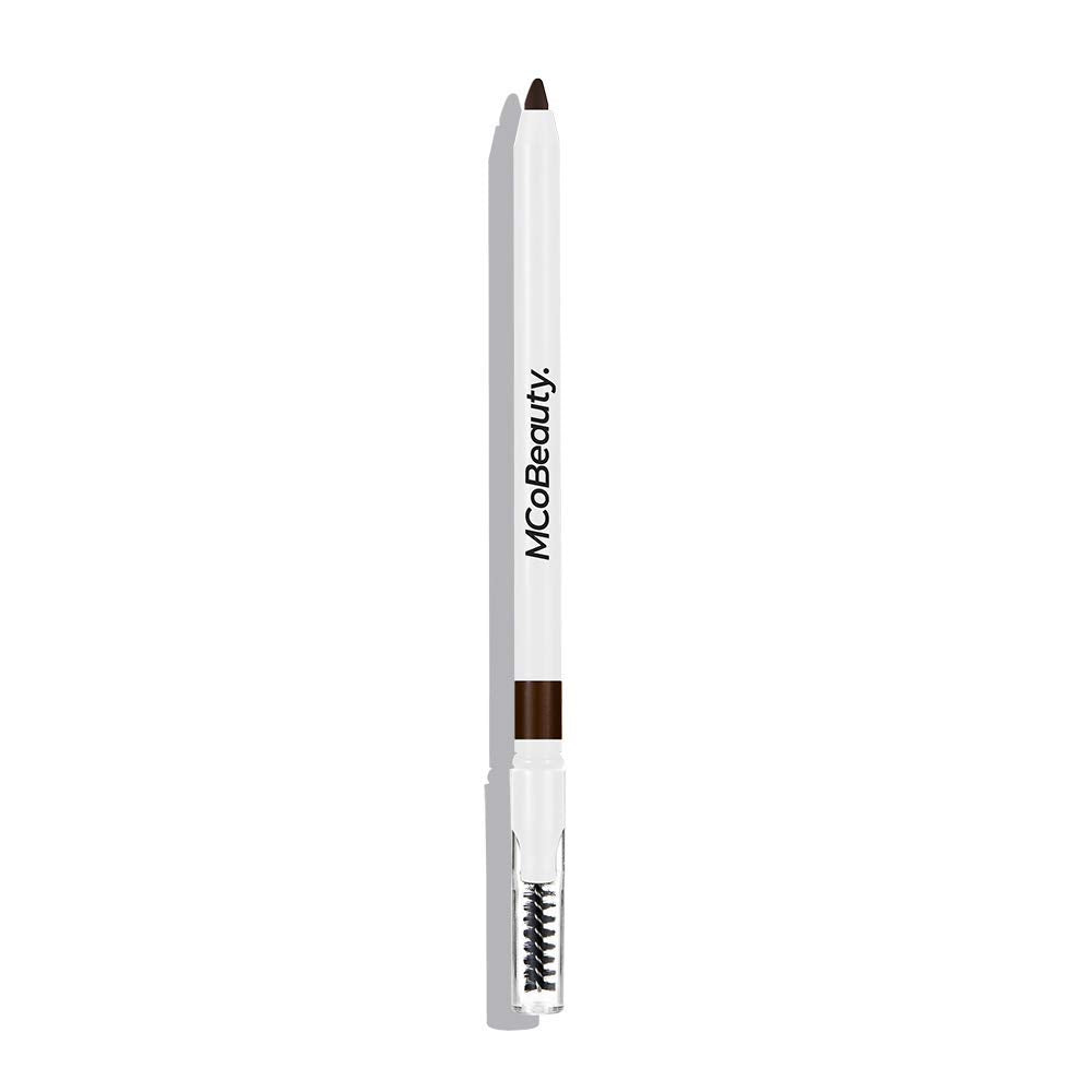 MCoBeauty Instant Brows Pencil - Pigmented, Shaping Brow Tool - Sculpt And Perfect Sparse, Thin Brows With Pencil And Spoolie Brush - Long-Lasting Smooth Wax Formula - Light-Medium - 0.05
