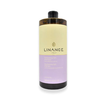 Linange Hydranourish Shampoo with Milk, Keratin, and Olive Oil - Hydrating and Nourishing Shampoo for Dry and Frizzy Hair, 965ml / 32.6