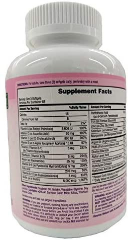 Nature'S Bounty Hair Skin And Nails 5000 Mcg Of Biotin - Coated Softgels Regular & Extra Strength