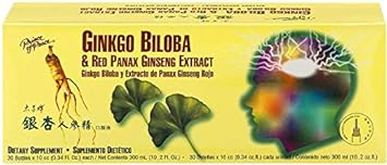 Prince Of Peace Ginkgo Biloba & Red Panax Ginseng Extract, 30 Bottles,