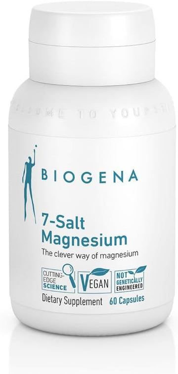 Biogena 7-Salt Magnesium Complex - Magnesium Supplement with 7 Magnesi
