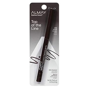 Almay Eyeliner Pencil, Black Brown [206], 0.01