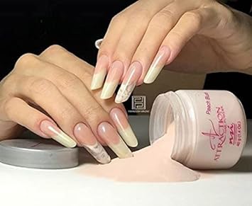 nsi Attraction Nail Powder - Peach Blush - Opaque - 40g by N
